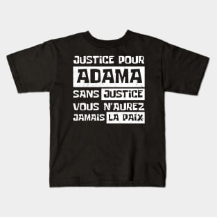 Justice Pour ADAMA Kids T-Shirt
